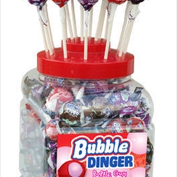 Bubble Dinger Dip Bubble Gum Lollipop 
